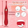 INTOYOU Stimulateur de clitoris Onax Double Pulse Rouge